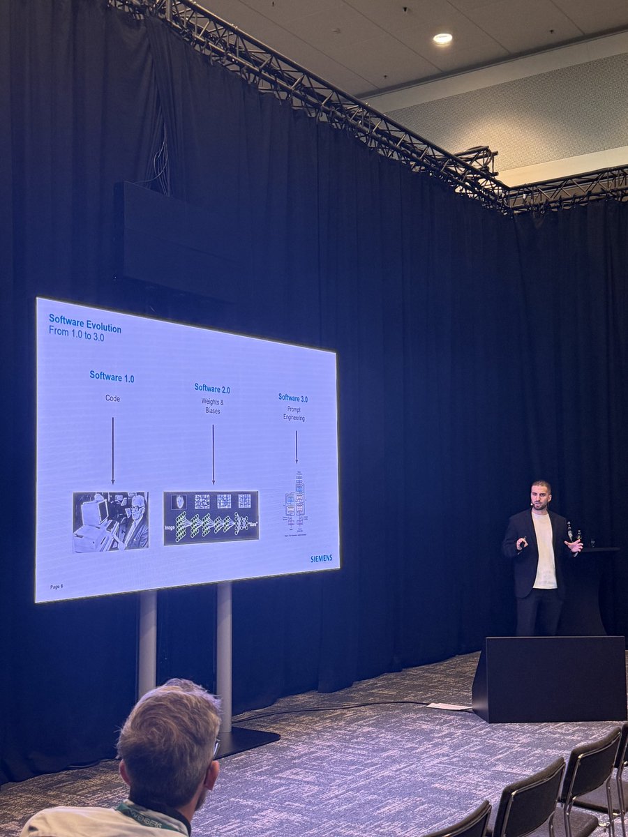 Presenting at Siemens #RealizeLive and talking about applications of AI Agents in Engineering was a lot of fun!

I presented the future of Agentic AI with the example of Synera being one of the leaders in the space, parallels to n8n and Amensia of LLMs.