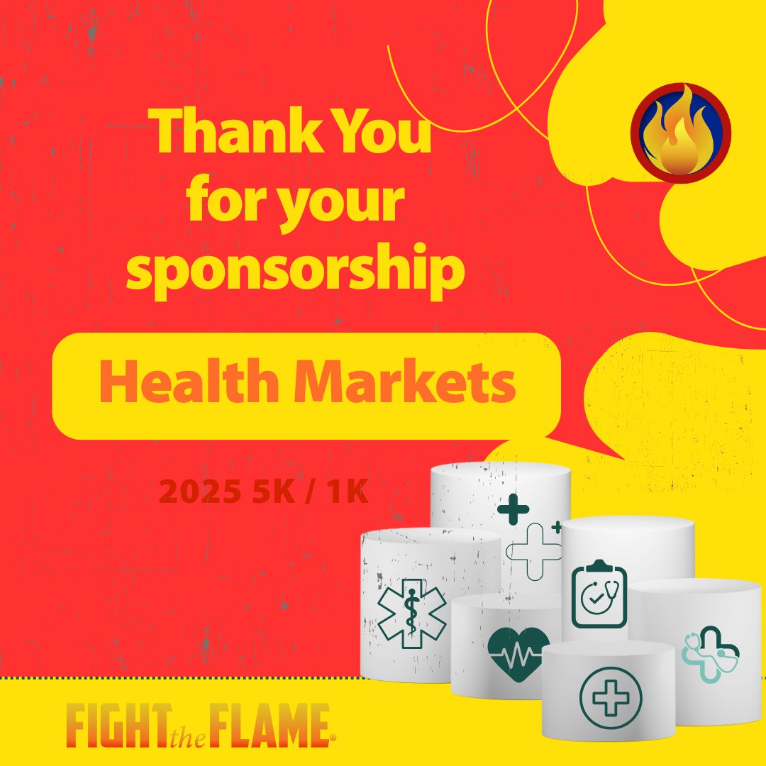 #FightTheFlame #CRPS #Sponsorship #5k #1k #FTF #FTF5k #Support #ThankYou #healthmarkets #AmyTwary