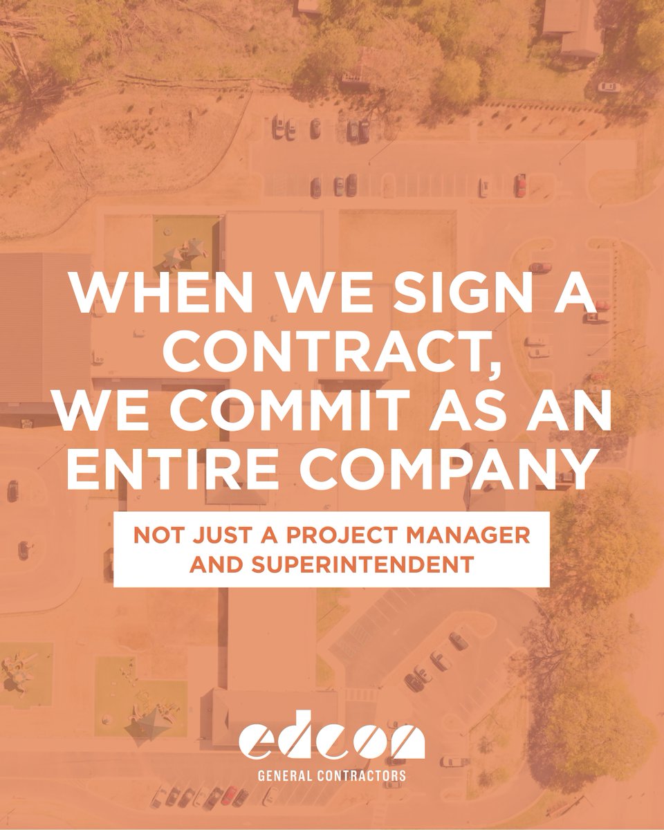 It takes a village to raise a child, and it takes a whole team to get a construction project to the finish line. We're here for our clients, each and every one of us!

#edconinc #construction  #civilengineering #k12schools