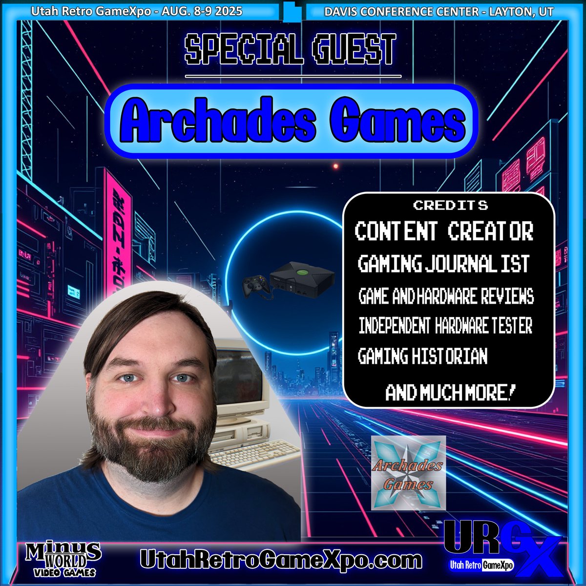UtahRetroGameX's tweet image. We would like to welcome @IceStrike256 as a guest of the Utah Retro GameXpo. Avoid the lines and get your tickets now before prices go up at the door. utahretrogamexpo.com/event-passes