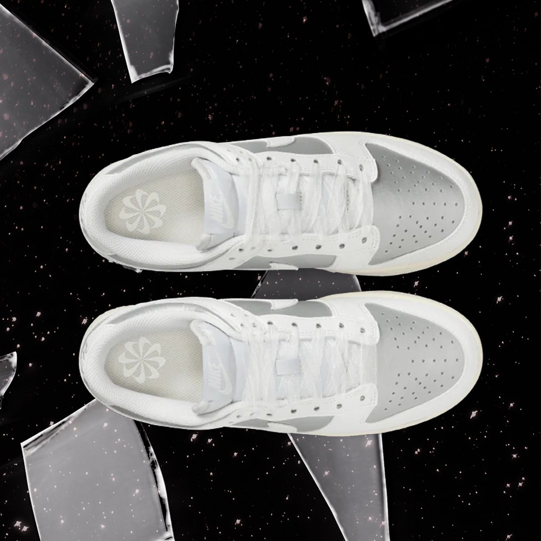 You can always count on a classic. 🏀✨
Endless styling possibilities - how will you wear yours?

Nike Dunk Low MTLC Platinum/White Sneaker in UK3-8 for R2399.95 in selected sportscene stores &amp; online: bit.ly/3I7dRTR