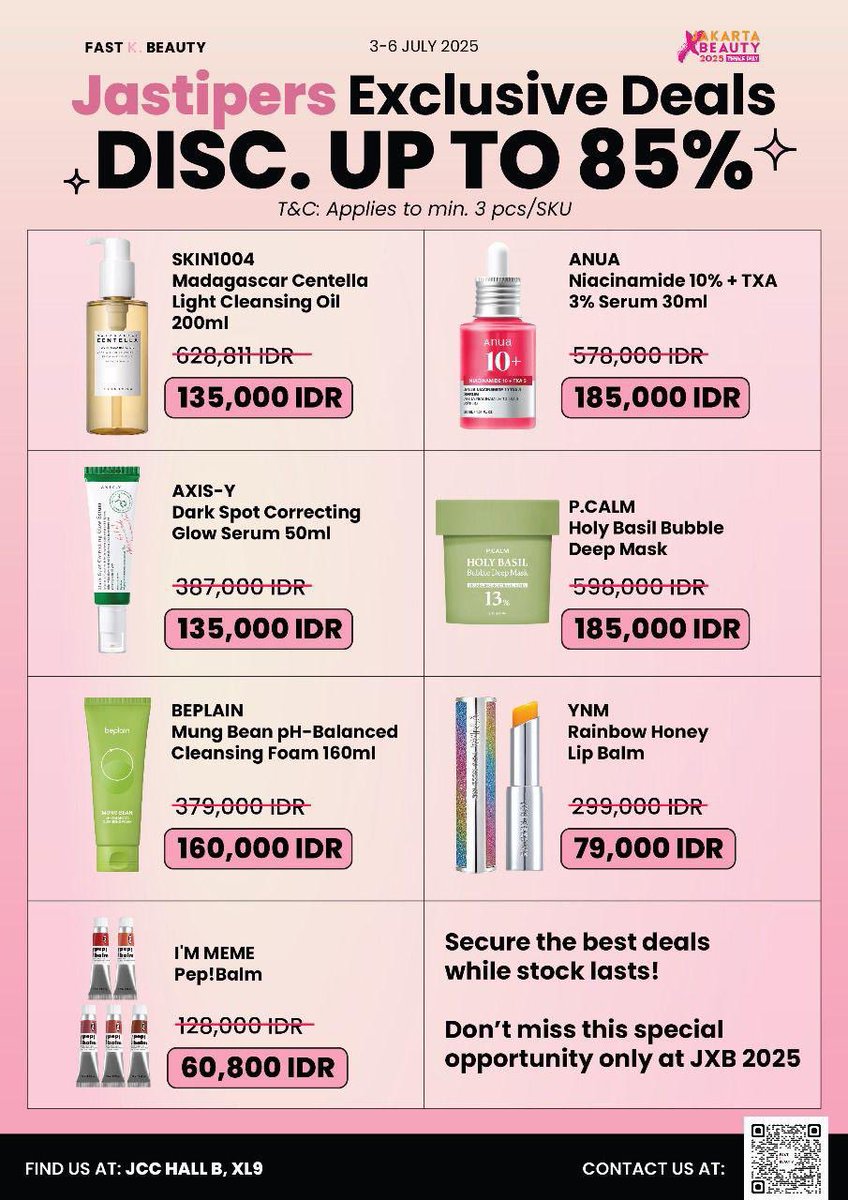 💗JASTIP JAKARTA X BEAUTY💗

Halooo besok aku open jastip JXB yaa.
Shipping from Jakarta Timur

GROUP JASTIP line.me/ti/g/23CrRCuFbh

#jakartaxbeauty2025