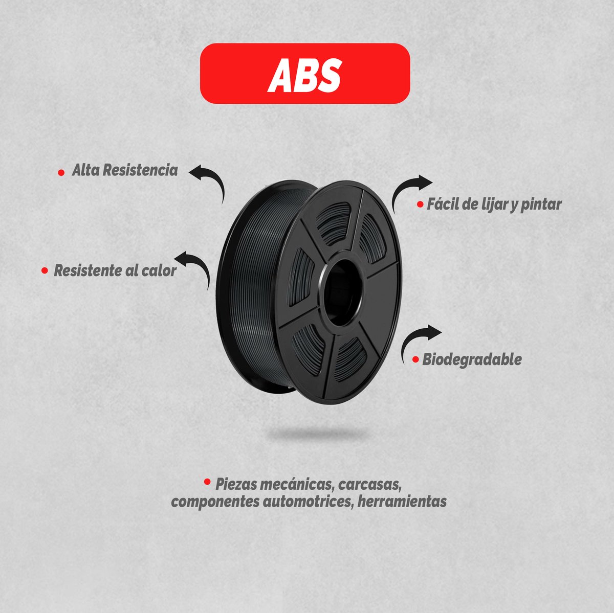 3DMarketMx's tweet photo. ¿No sabes qué filamento elegir? 🤔
Conoce las diferencias entre PLA, ABS y PETG y elige el mejor para tu proyecto 3D. 👇

📌 Desliza para descubrir sus ventajas y usos.

🌐 https://t.co/x6ktFfNwZH

#Filamento3D #PLA #ABS #PETG #Impresión3D #Consejos3D #MakerTips https://t.co/KHStBbRzaw