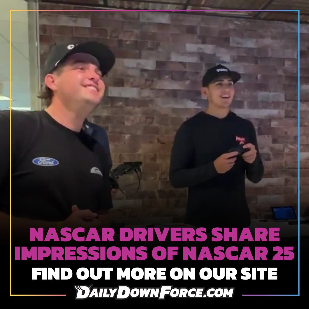 Some NASCAR drivers got early access to NASCAR 25 and came away impressed after playing it themselves. See what they had to say on The Daily Downforce

dailydownforce.com/noah-gragson-s…