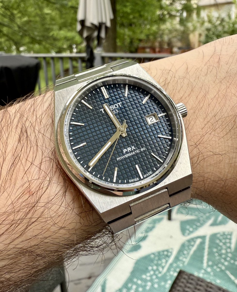 WornAndPoured's tweet photo. Taking a moment to reset after a long night dealing with production issues.
Sometimes the best thing you can do is step outside, take a breath, and remember that tomorrow's a fresh start.
@TISSOT PRX 80 for this midweek check-in.
#WornandPoured #WednesdayReset https://t.co/T9Z1Z7uo38