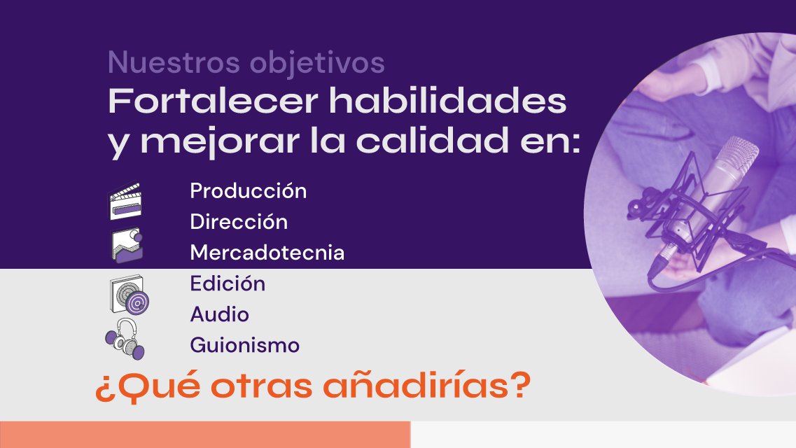 Abrimos la conversación sobre capacitación en #MediosPúblicos. ¿Qué áreas sumarías para fortalecer habilidades en producción, dirección, edición, audio y guionismo?

#Capacitación #RedMéxico #PúblicosYPresentes