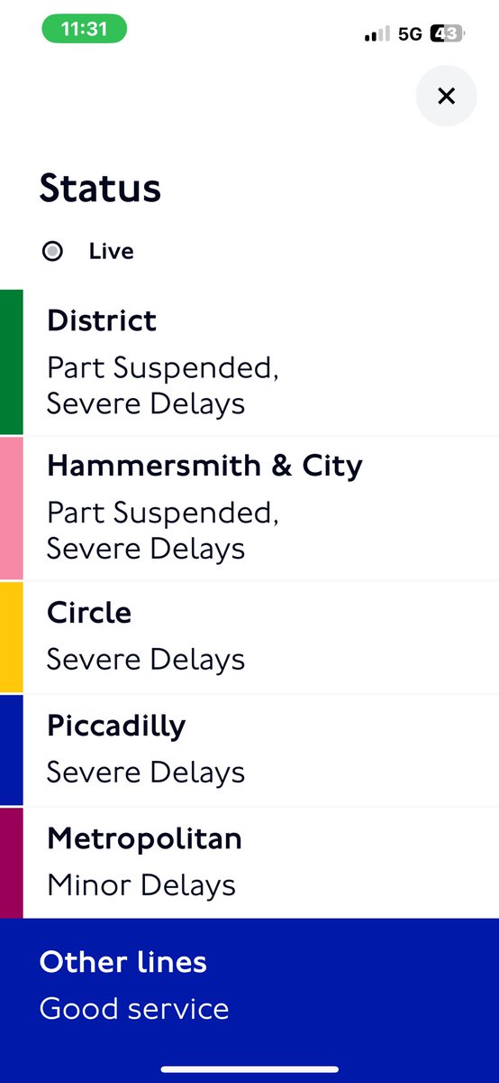 TFL letting london down yet again today - district line chaos too and from Wimbledon all day long