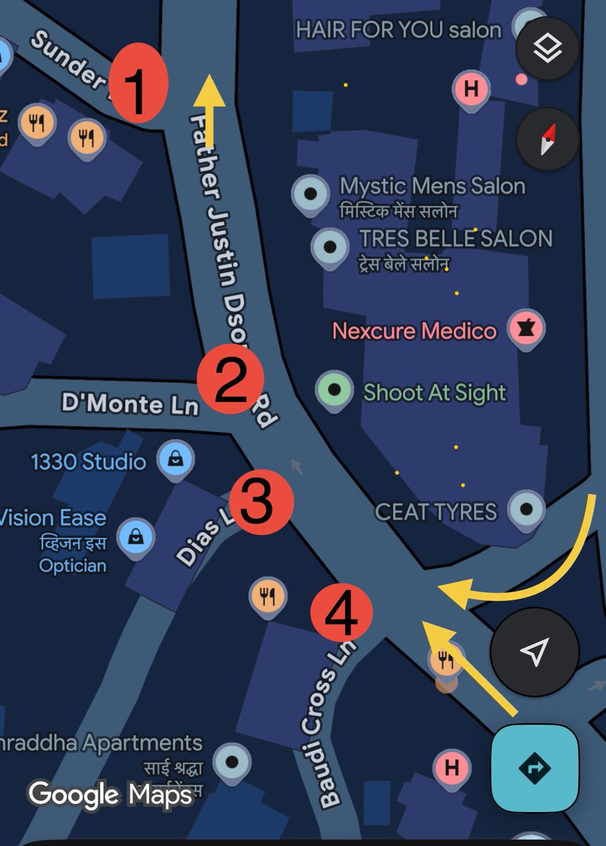 SaferRoadsSquad's tweet image. @MTPHereToHelp @CPMumbaiPolice @mybmcInfra @mybmcWardPN Urgent action needed to stop wrong-side driving arnd Orlem, Malad West. Attached photos highlight 7 vulnerable spots. Request monitoring, road direction markers &amp;amp; no-entry signs. Act now for safer roads! #fileFIR @Malad_PS