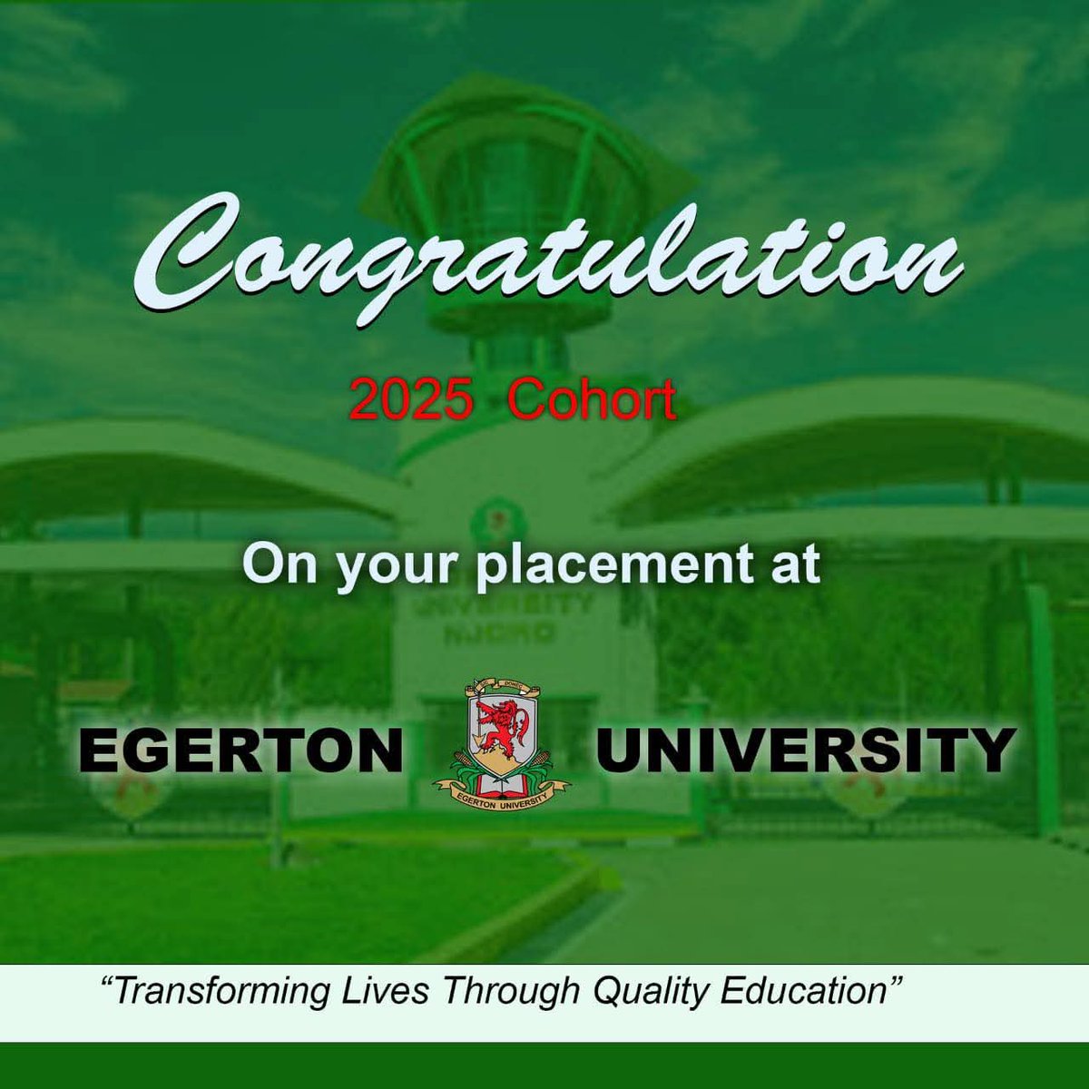 Egerton University tweet media