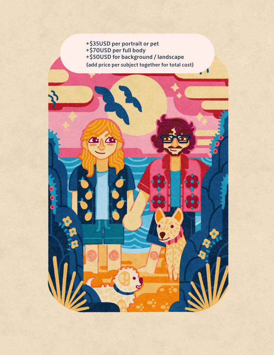 flyerswitch's tweet photo. Heyo! I’m opening a summer batch of commissions with five slots open — per portrait / pet is +$35USD, per full body is +$70USD and background is +$50USD! If interested, DM me or email me at esmioraa@gmail.com :) First come serve! 

Sharing as always is appreciated <3 https://t.co/n2Jyb04YEu