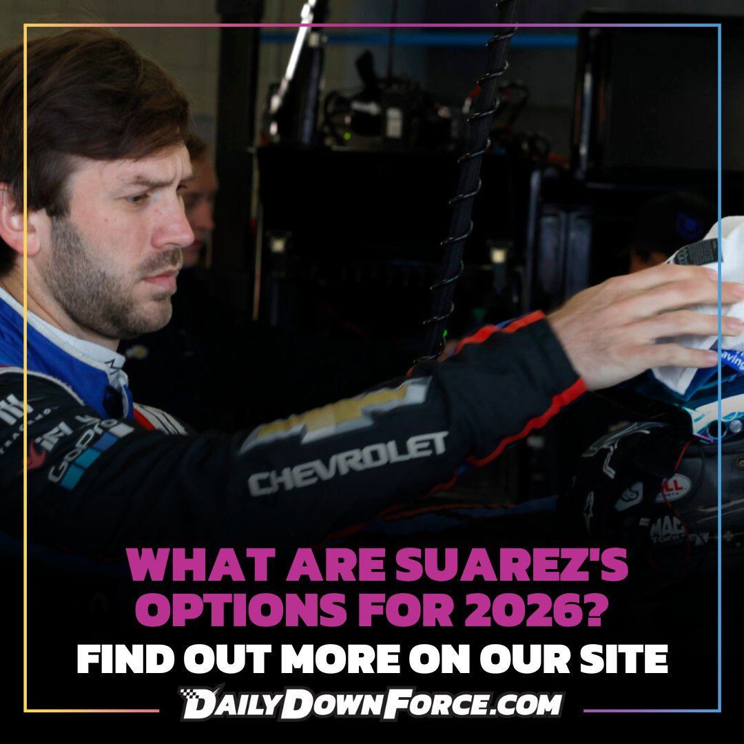 With Daniel Suárez and Trackhouse parting ways after 2025, where does Suarez go? Find out what are his options on The Daily Downforce

dailydownforce.com/what-are-danie…