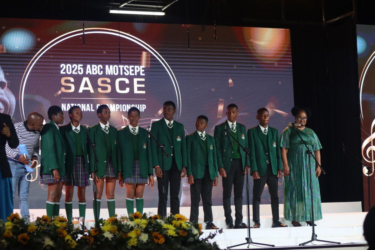 Dep. Basic Education (@dbe_sa) on Twitter photo <a href="/Siviwe_G/">Siviwe Gwarube</a> <a href="/ReginahMhaule/">Dr Reginah Mhaule</a> <a href="/HubertMweli/">Hubert Mathanzima Mweli</a> <a href="/ElijahMhlanga/">Elijah Mhlanga</a> <a href="/GovernmentZA/">South African Government</a> <a href="/SportArtsCultur/">Department of Sport, Arts and Culture</a> <a href="/MotsepeFoundtn/">Motsepe Foundation</a> <a href="/SADHomeAffairs/">Department of Home Affairs</a> In the Secondary B Schools and Gender Pieces category, the prescribed songs for Female Choirs are Calm and Tranquil Lie the Sheepfolds by G. Whitaker or Kwanhliziyo Ngise by J. Mthembu. Male Choirs are required to perform either Enough is Enough by L. Biata or Umvikeli Wabo Bonke <a href="/Siviwe_G/">Siviwe Gwarube</a> <a href="/ReginahMhaule/">Dr Reginah Mhaule</a> <a href="/HubertMweli/">Hubert Mathanzima Mweli</a> <a href="/ElijahMhlanga/">Elijah Mhlanga</a> <a href="/GovernmentZA/">South African Government</a> <a href="/SportArtsCultur/">Department of Sport, Arts and Culture</a> <a href="/MotsepeFoundtn/">Motsepe Foundation</a> <a href="/SADHomeAffairs/">Department of Home Affairs</a> In the Secondary B Schools and Gender Pieces category, the prescribed songs for Female Choirs are Calm and Tranquil Lie the Sheepfolds by G. Whitaker or Kwanhliziyo Ngise by J. Mthembu. Male Choirs are required to perform either Enough is Enough by L. Biata or Umvikeli Wabo Bonke