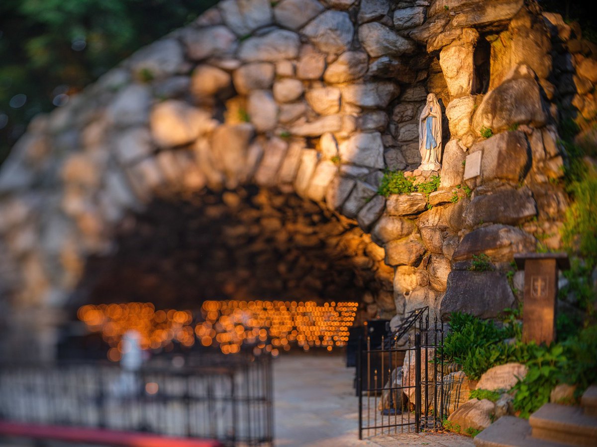We invite you to pray the Rosary with the Notre Dame family and Rev. Eric Schimmel, C.S.C., '94, '01 M.Div., from the Grotto of Our Lady of Lourdes on Friday, July 4, at 12:30 p.m. ET on the Notre Dame Alumni Association's Facebook Page.