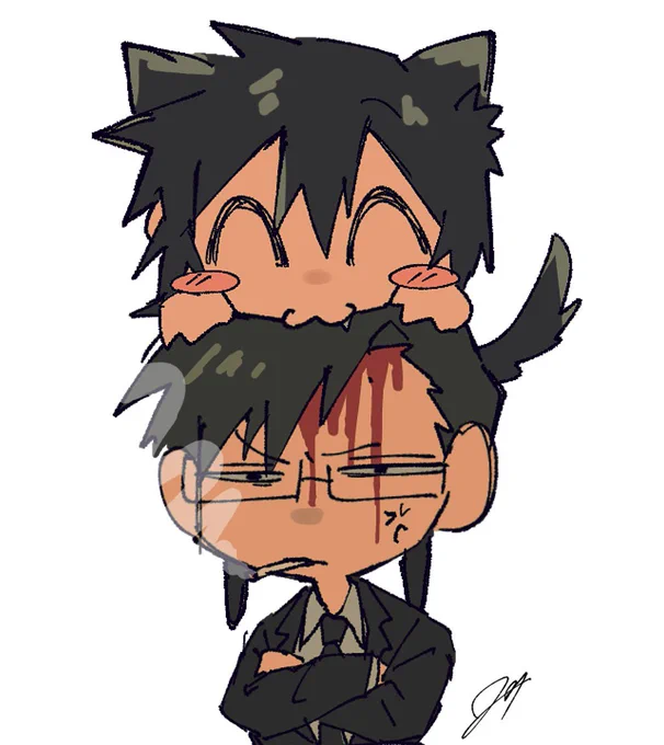 ガブッ