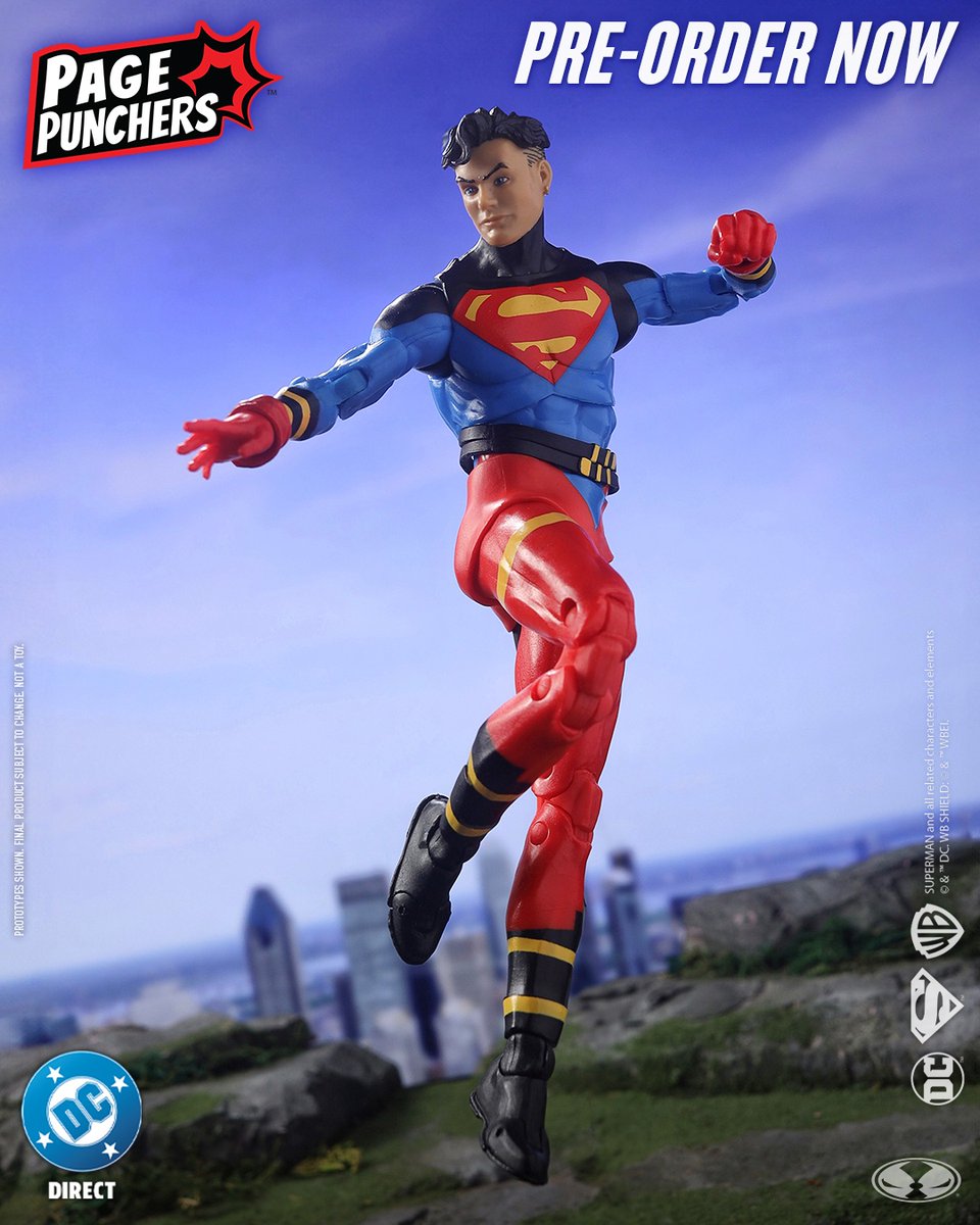 McFarlane Toys (@mcfarlanetoys) on Twitter photo Superboy™ (Superboy #1™) is available for pre-order NOW at select retailers!
➡️ bit.ly/SuperboyRoS7in…
7" scale #PagePunchers figure includes 2 extra hands, art card and base. PLUS a re-print Superboy #1 comic!
#McFarlaneToys #Superboy #ReturnofSuperman #DCComics #DCDirect Superboy™ (Superboy #1™) is available for pre-order NOW at select retailers!
➡️ bit.ly/SuperboyRoS7in…
7" scale #PagePunchers figure includes 2 extra hands, art card and base. PLUS a re-print Superboy #1 comic!
#McFarlaneToys #Superboy #ReturnofSuperman #DCComics #DCDirect