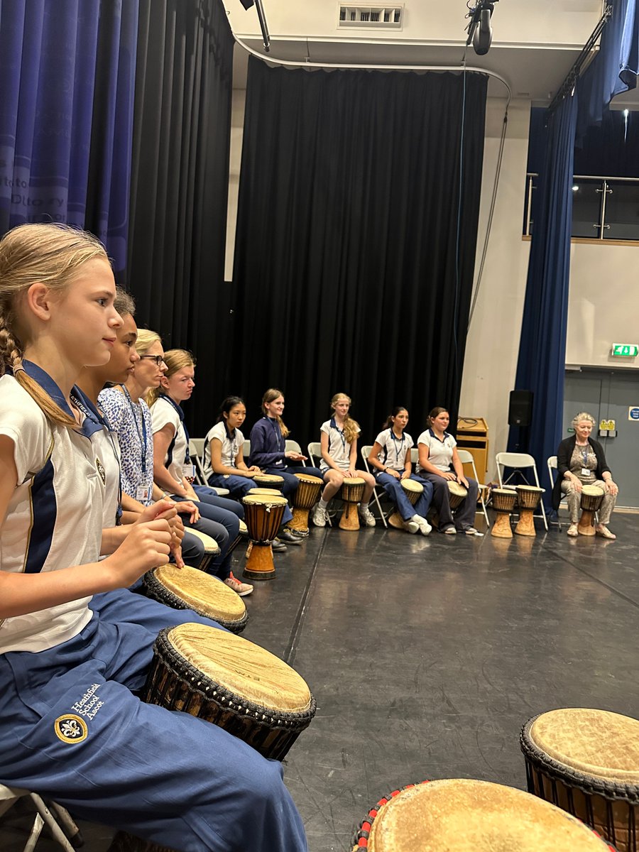 Forms I - III participated in a vibrant Djembe drumming workshop led by Emmanuel, an energetic percussionist from Ghana. The session introduced students to the traditional Djembe drum, its West African cultural roots, and basic drumming techniques to create different tones.