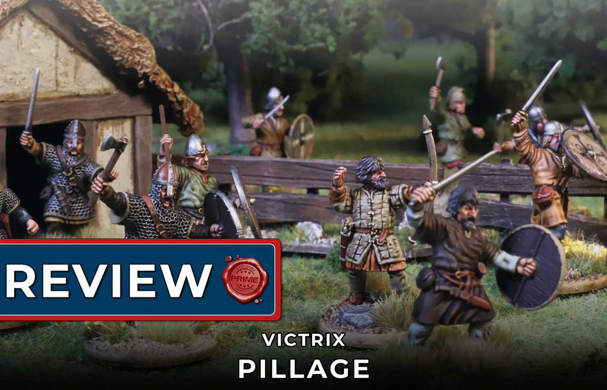 Pillage's layout is neat and attractive, featuring inspiring scenic photographs of models and whimsical artwork, along with useful gameplay examples. WiPrime Members, read now!

wargamesillustrated.net/victrix-pillag…