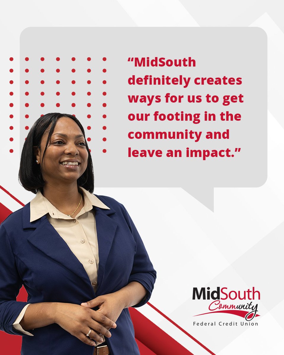 MidSouth's impact goes beyond banking. From financial literacy to community partnerships, we’re committed to making a difference. #WhyILoveMidSouth #ExperiencetheDifference