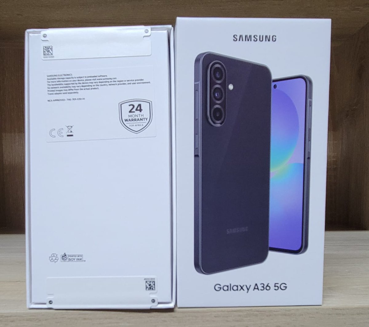 ElecMertKE (@elec_ke) on Twitter photo Product of the day #ELECMERT
Samsung Galaxy A36 5G
EA WARRANTY
128GB ROM@Kshs.33,000
256GB ROM@Kshs.38,500
Specs
Display:6.7"SAMOLED, 120Hz, 800 nits
Processor:Snapdragon 6 Gen 3(4nm)
Main:50MP+8MP+5MP
Front:12MP
Battery:5000mAh(45W Wired)
OS:Android 15,OneUI 7 Product of the day #ELECMERT
Samsung Galaxy A36 5G
EA WARRANTY
128GB ROM@Kshs.33,000
256GB ROM@Kshs.38,500
Specs
Display:6.7"SAMOLED, 120Hz, 800 nits
Processor:Snapdragon 6 Gen 3(4nm)
Main:50MP+8MP+5MP
Front:12MP
Battery:5000mAh(45W Wired)
OS:Android 15,OneUI 7