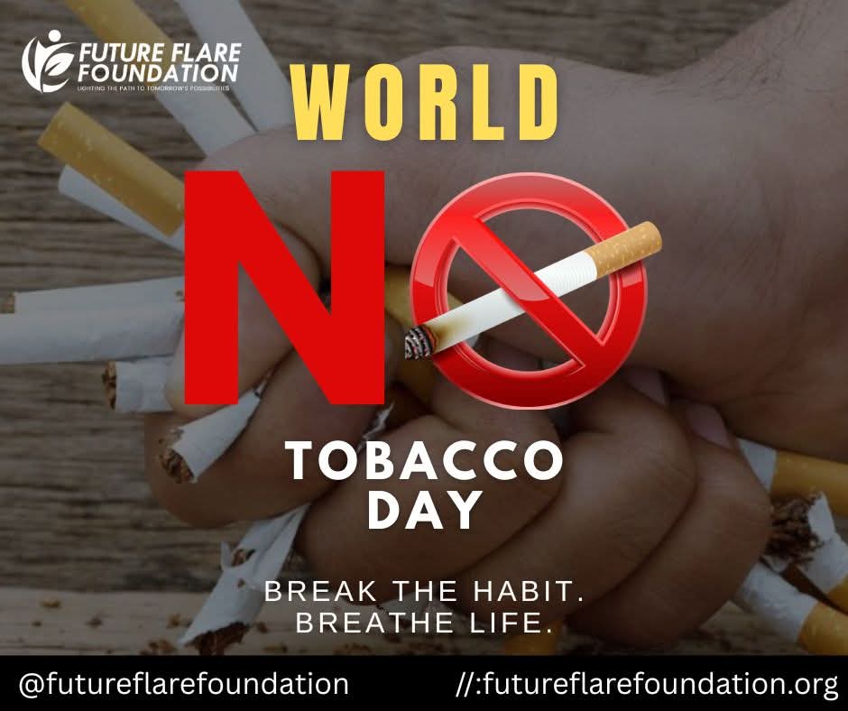 FutureFlarefnd's tweet photo. Every puff steals a future.
At Future Flare Foundation, we stand for children—whose dreams, lungs, and lives deserve protection. Tobacco kills silently, but our voices won’t stay silent.
Say NO to smoking. Say YES to life. For them. For all. 💔
#StopTobacco
#lifeforall https://t.co/IgAP6MTZku