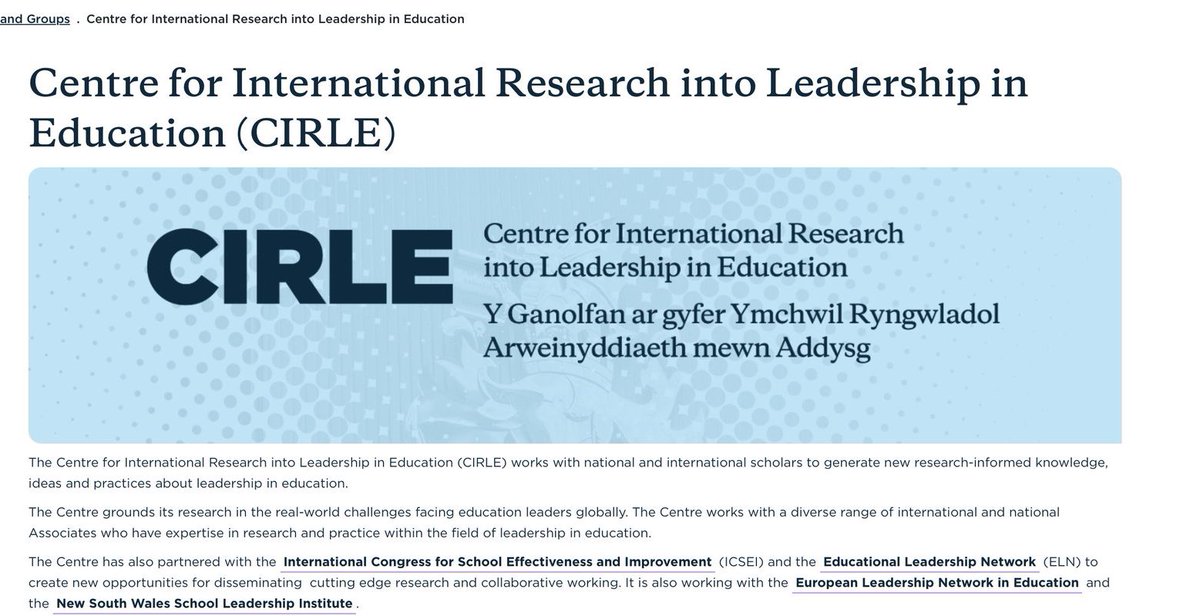 donnieadamz1's tweet photo. Honoured to be an international affiliate of The Centre for International Research into Leadership in Education (CIRLE). Check out their new website at https://t.co/UsidbHoa1p https://t.co/F0Sdi6LOg7