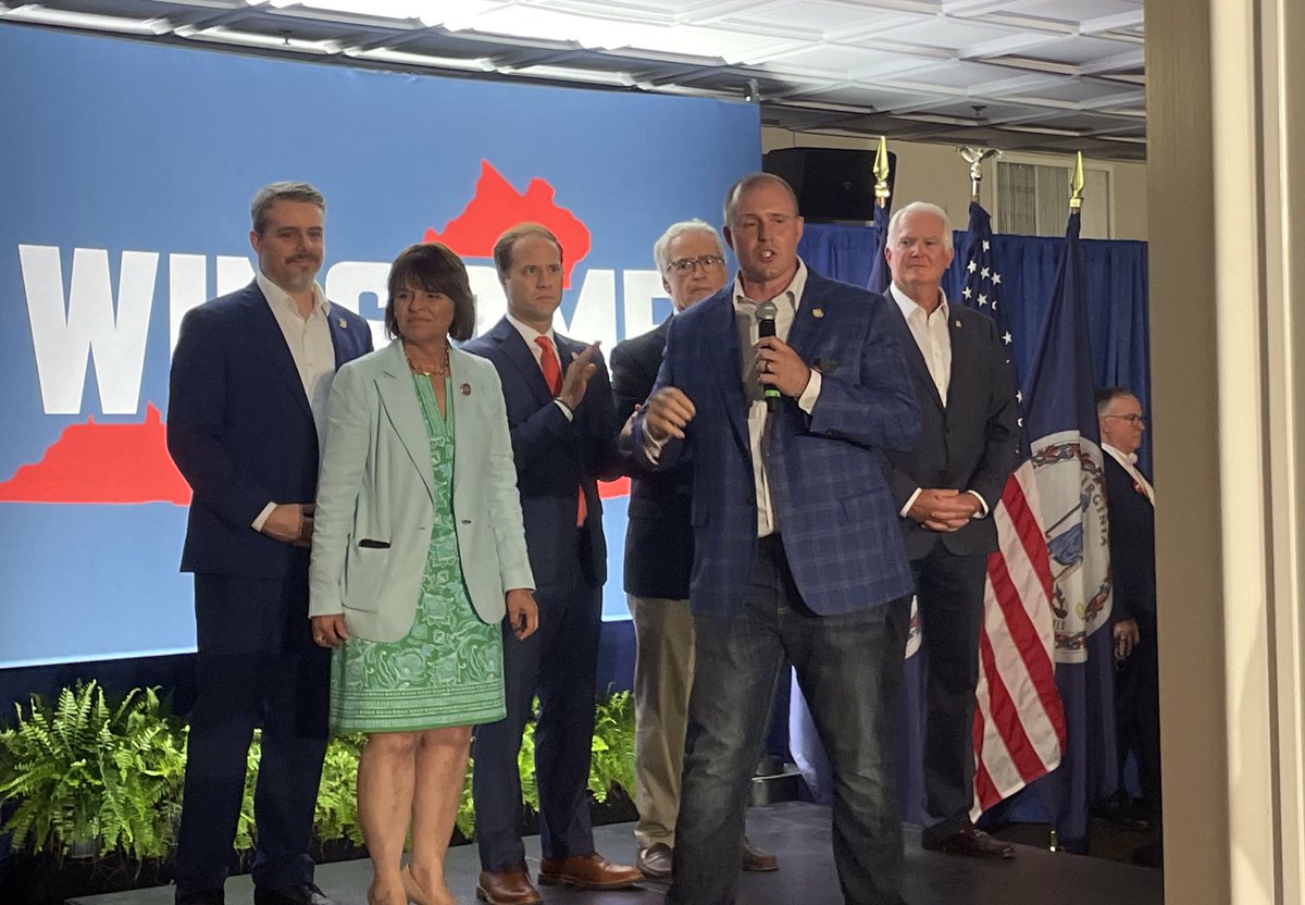 Loudoun County Republican Women's Club🇺🇸 (@loudoungopwomen) on Twitter photo 🎉Last night's rally with <a href="/winwithwinsome/">Winsome Earle-Sears</a> , <a href="/JohnReid4VA/">John Reid</a> , and <a href="/JasonMiyaresVA/">Jason Miyares</a> was AMAZING with much energy and excitement in the room!
Republican Party of Virginia Chairman <a href="/PeakeforSenate/">Senator Mark Peake</a> kicked things off with a passionate and motivating speech. Followed by Governor of 🎉Last night's rally with <a href="/winwithwinsome/">Winsome Earle-Sears</a> , <a href="/JohnReid4VA/">John Reid</a> , and <a href="/JasonMiyaresVA/">Jason Miyares</a> was AMAZING with much energy and excitement in the room!
Republican Party of Virginia Chairman <a href="/PeakeforSenate/">Senator Mark Peake</a> kicked things off with a passionate and motivating speech. Followed by Governor of