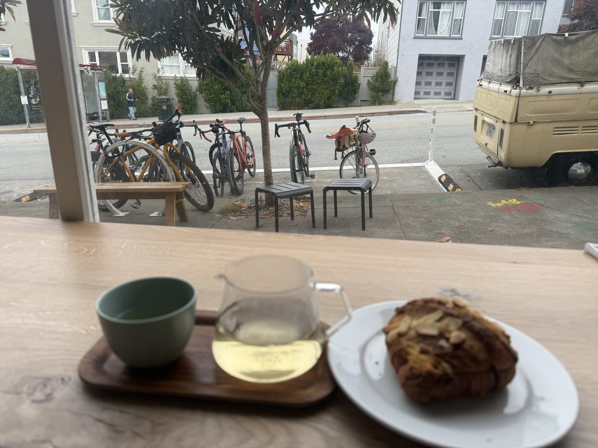 gm we ride bikes and drink tea