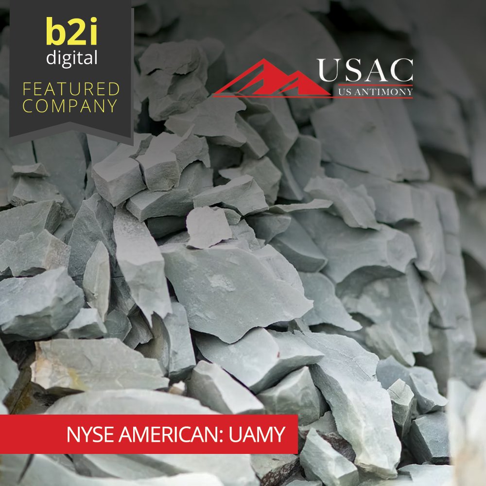 B2i Digital (@b2idigital) on Twitter photo United States Antimony Corporation (NYSE American: UAMY) announced that the company’s shares are being dual listed on the NYSE Texas Exchange as of July 1, 2025, maintaining its primary NYSE American listing under the same “UAMY” ticker symbol.
<a href="/NYSE_UAMY/">United States Antimony Corporation NYSE: UAMY</a> is a <a href="/b2idigital/">B2i Digital</a> United States Antimony Corporation (NYSE American: UAMY) announced that the company’s shares are being dual listed on the NYSE Texas Exchange as of July 1, 2025, maintaining its primary NYSE American listing under the same “UAMY” ticker symbol.
<a href="/NYSE_UAMY/">United States Antimony Corporation NYSE: UAMY</a> is a <a href="/b2idigital/">B2i Digital</a>