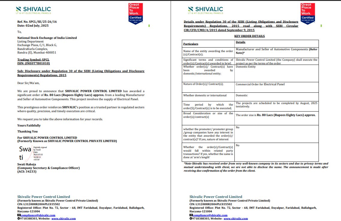 ravibhaumiriya's tweet image. #SPCL order of Rs. 80 Lacs

#MapmyIndia #APOLLOHOSP #TORNTPHARM #DIXON #RIL #HINDZINC #MGL #GAIL #RELIANCE #INDHOTEL #TITAN #FEDERALBNK #INDIAMART #HUL #SERVOTECH #INOXWIND #SWSOLAR #SPICEJET #NYKAA #KPIGREEN #CDSL #BDL #MCX #BEML #CAMS #SUZLON #OLAELEC #BSE #SWIGGY #YESBANK #KEI…