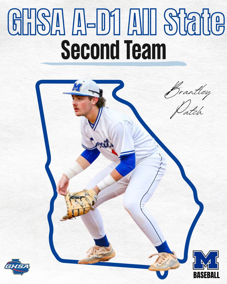modelbaseball's tweet image. Congrats to Brantley Patch on being selected Second Team All-State as a pitcher/infielder! #faMily