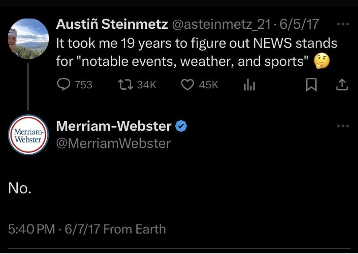 Merriam-Webster (@merriamwebster) on Twitter photo 