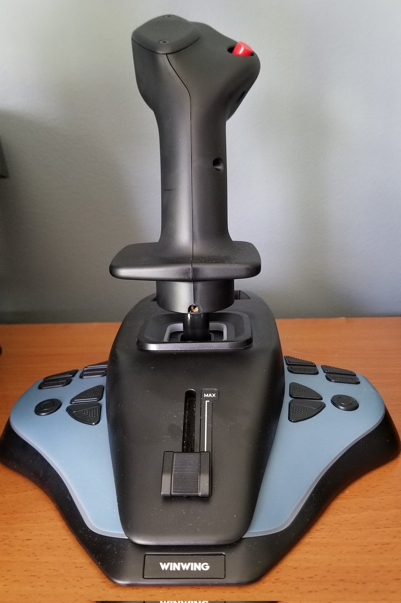 compusemble's tweet image. The WinWing Ursa Minor Airline Joystick is a great entry level option for flight sim - MSFS, X-Plane, P3D, DCS, etc. Much better than the Thrustmaster TCA Airbus stick. The WinWing allows you to adjust the dampening and has much greater accuracy.