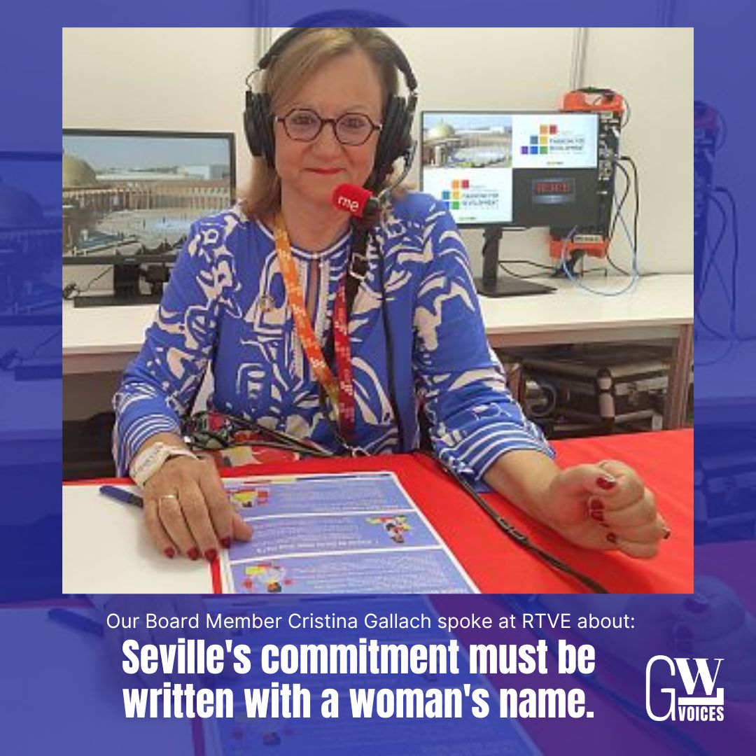 GWL Voices (@gwlvoices) on Twitter photo 🎙️ Our #GWLVoices BM <a href="/cristinagallach/">Cristina Gallach Figueras</a>, spoke on <a href="/LasMananas_rne/">Las Mañanas de RNE</a>, during a special program for the #FfD4
She emphasized the urgent need for transformative decisions, especially in countries where debt repayments outweigh investments in health & education.
rtve.es/play/audios/la… 🎙️ Our #GWLVoices BM <a href="/cristinagallach/">Cristina Gallach Figueras</a>, spoke on <a href="/LasMananas_rne/">Las Mañanas de RNE</a>, during a special program for the #FfD4
She emphasized the urgent need for transformative decisions, especially in countries where debt repayments outweigh investments in health & education.
rtve.es/play/audios/la…