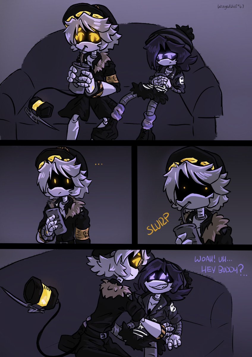 wingedwolf_67's tweet image. Nuzi sloppy vampire make out… heh
#nuzi