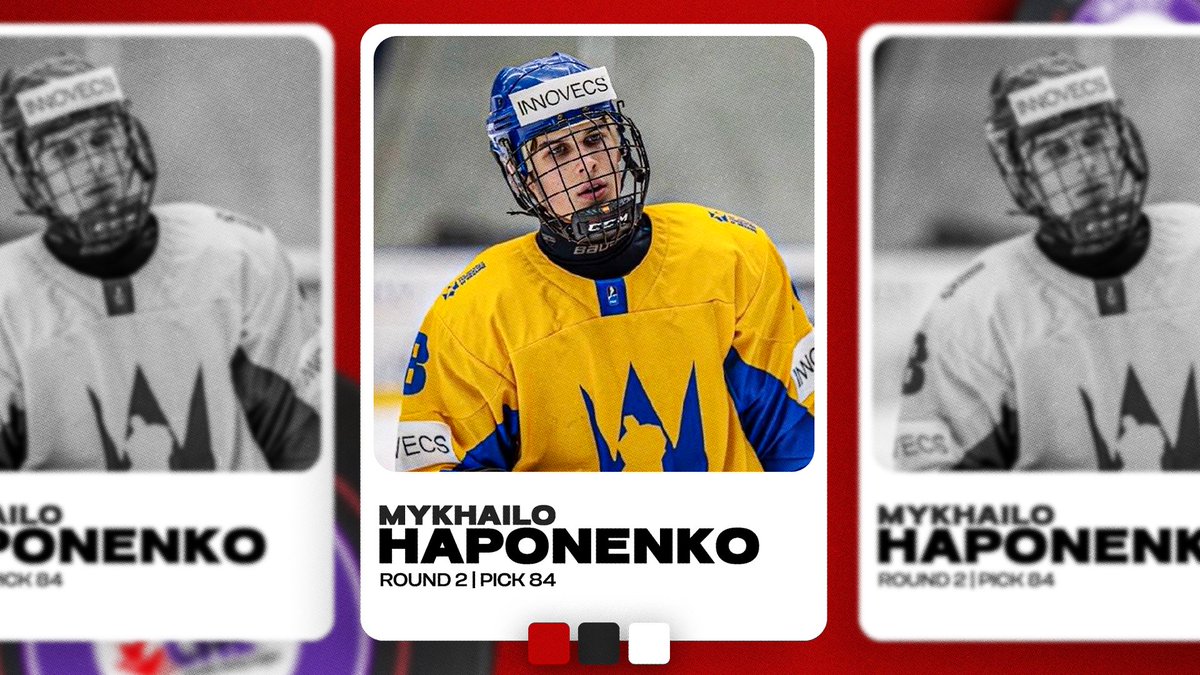 With the 84th overall pick in the 2025 CHL Import Draft, the Guelph Storm are proud to select Mykhailo Haponenko from Forus/Stavanger U20.

Welcome to Storm City, Mykhailo!
