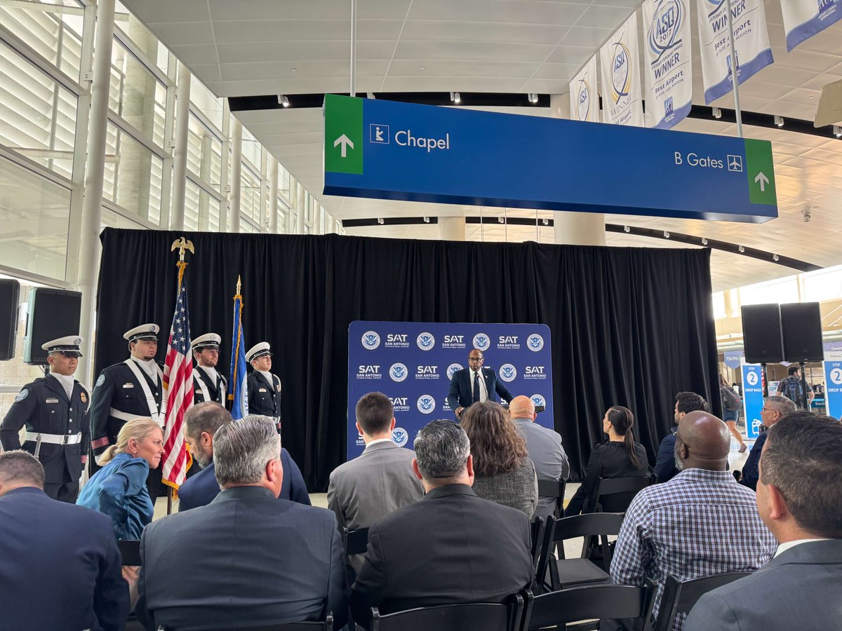 IDEMIA_PS's tweet photo. We joined the Transportation Security Administration (TSA) at their press conference today announcing their $25 discount on TSA PreCheck® enrollment to military spouses and free TSA PreCheck enrollments to Gold Star families.

Read our press release ➡️ https://t.co/ntqsTqgBaj https://t.co/wQeWsfM44x