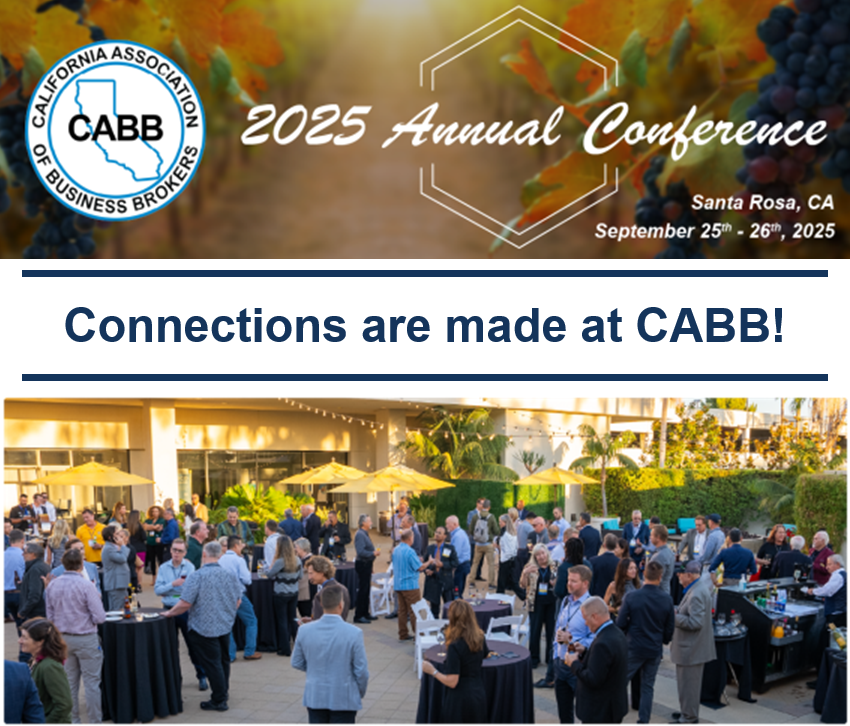 CABBorg's tweet photo. Connections are made at CABB! Register today for the best California Business Brokers conference of the year, September 25-26 in Santa Rosa, CA! https://t.co/vdymq5SiJ9 #CABB2025 #BusinessBrokers #NetworkingEvent #SantaRosaEvents https://t.co/bGUIbdIFaM