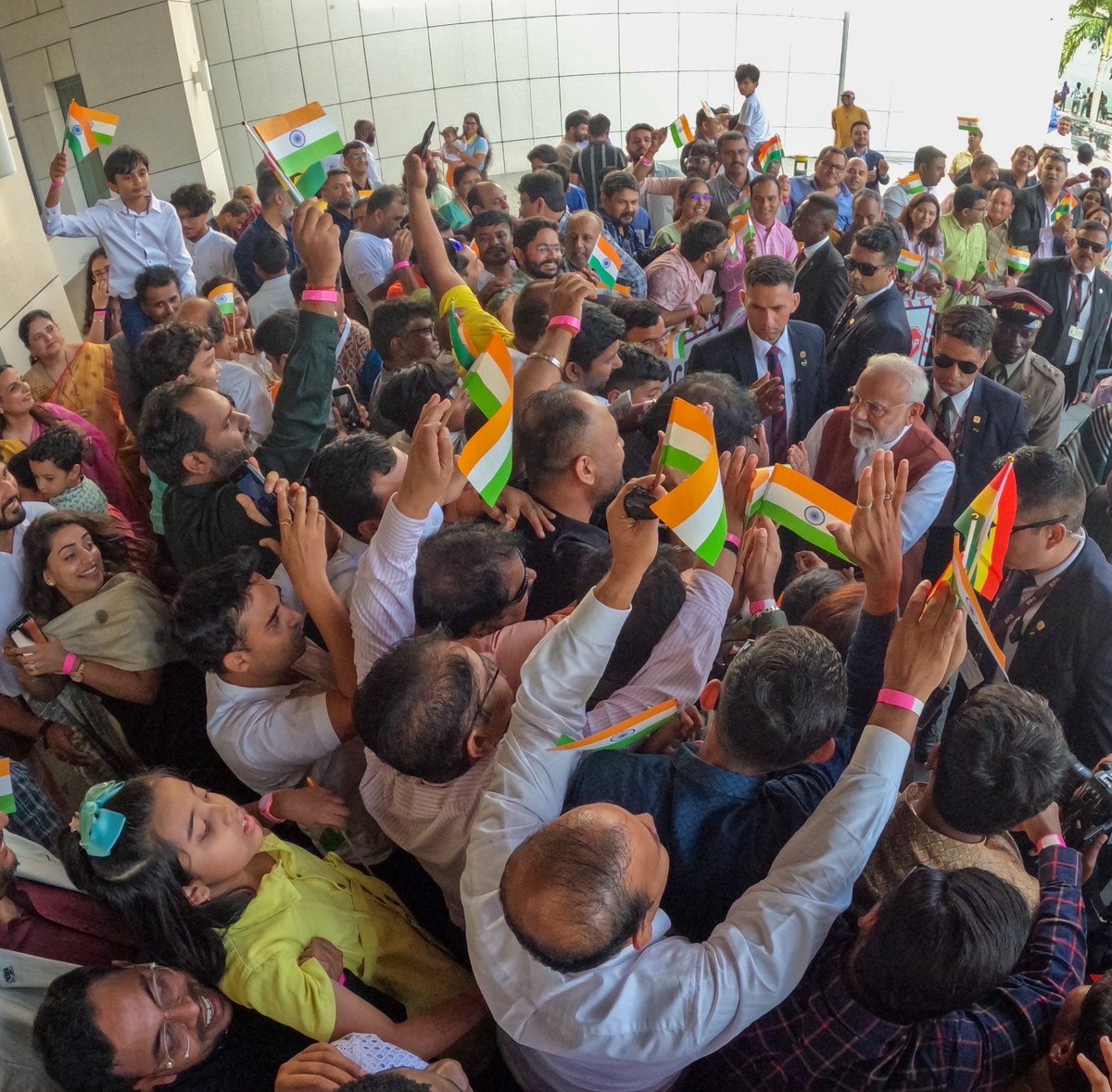 Gladdened by the incredible warmth shown by the Indian community here in Accra, Ghana. The spirit of togetherness and the deep cultural linkages are truly wonderful.