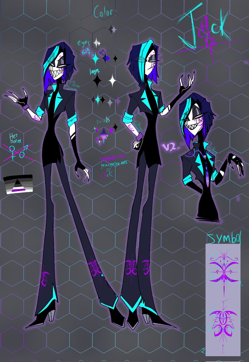 FajnaF17064's tweet image. Jackyyyy!!!&amp;gt;♡&amp;lt;
#HazbinHotelOC #oc #myOC
#JaCK