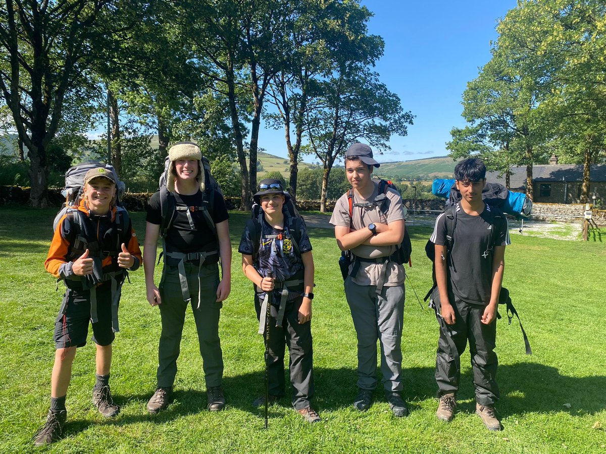 Successful day 1 of the silver expedition. All groups on camp and looking forward to tea!