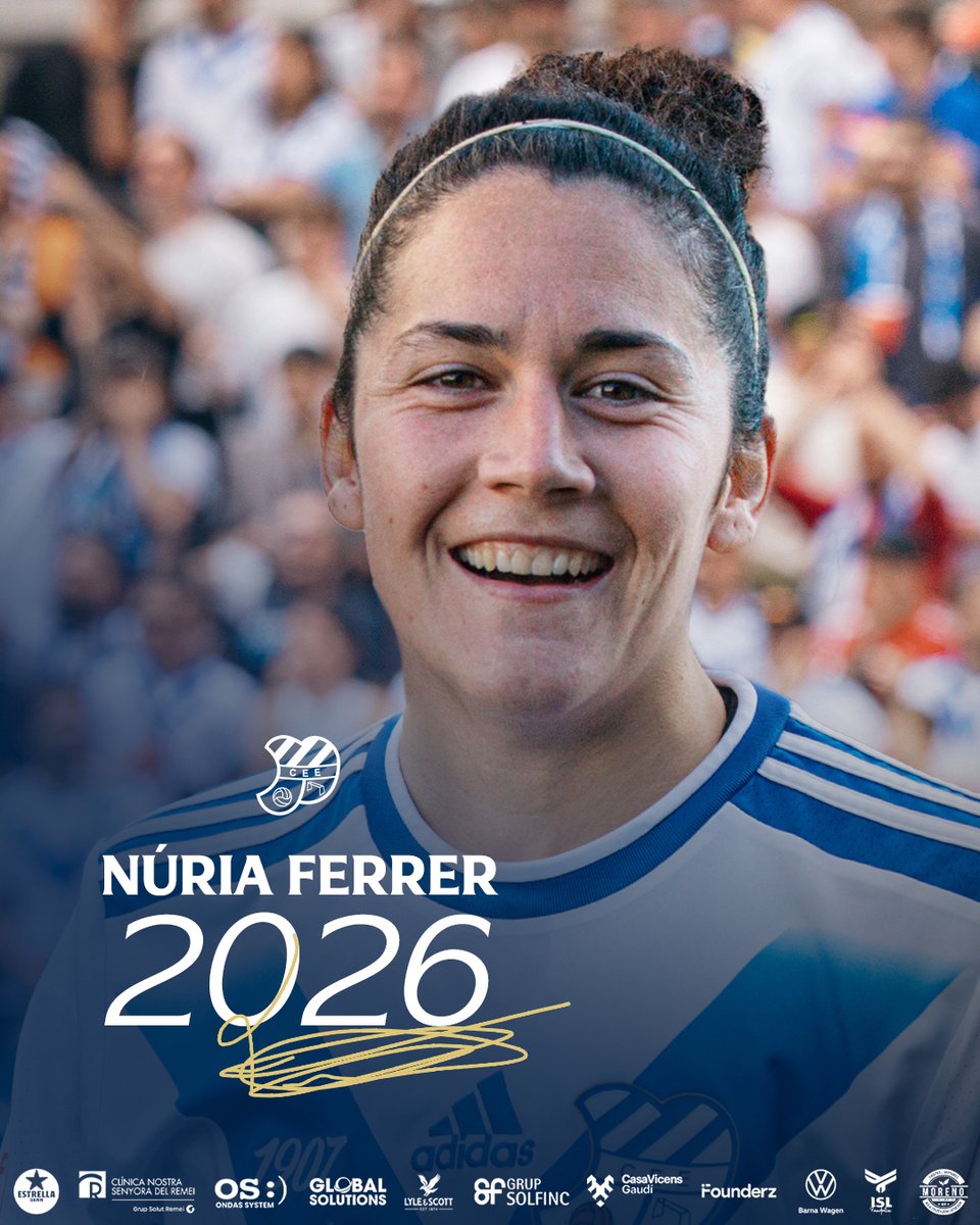 ✍️ 𝐍𝐮́𝐫𝐢𝐚 𝐅𝐞𝐫𝐫𝐞𝐫 2⃣0⃣2⃣6⃣

La seva renovació assegura continuïtat a la línia defensiva de l’Europa. 🔐

ℹ️ Més informació a la nostra pàgina web.

#Ferrer2026