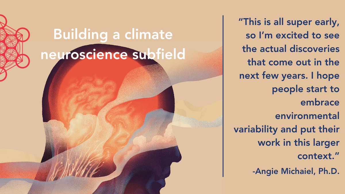KavliFoundation's tweet image. Read this fascinating interview in @_TheTransmitter between @callimcflurry and Angie Michaiel, Ph.D., who shares about what it took to cultivate research on the relationship between climate change and the nervous system.
bit.ly/44rRhwN
Illustration: @EoinRyanArt