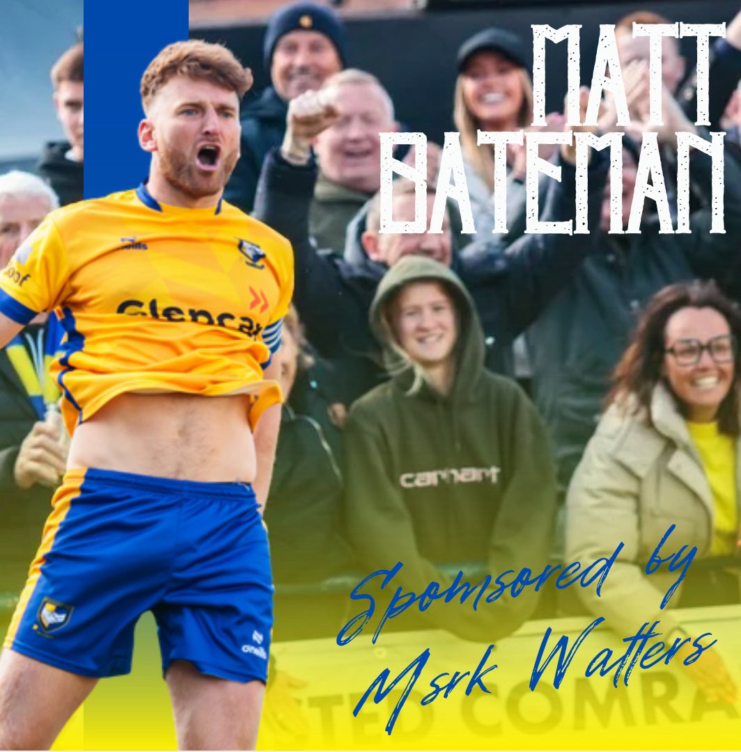 Berkhamsted FC (@berkofc) on Twitter photo PLAYER SPONSORED | Matt Bateman
We are delighted to announce that, <a href="/mattbateman95/">Matt Bateman</a> will be sponsored this season by Mark Watters.
Many thanks for your support 🤝
#UpTheComrades | #UTC PLAYER SPONSORED | Matt Bateman
We are delighted to announce that, <a href="/mattbateman95/">Matt Bateman</a> will be sponsored this season by Mark Watters.
Many thanks for your support 🤝
#UpTheComrades | #UTC