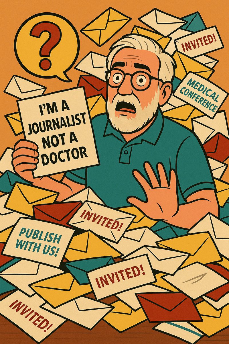 garyschwitzer's tweet image. How the sausage is sometimes made. Fake journals and fake biomedical conferences emailing invitations to every Tom, Dick & Gary (yes, even me). garyschwitzer.substack.com/p/im-prey-for-…