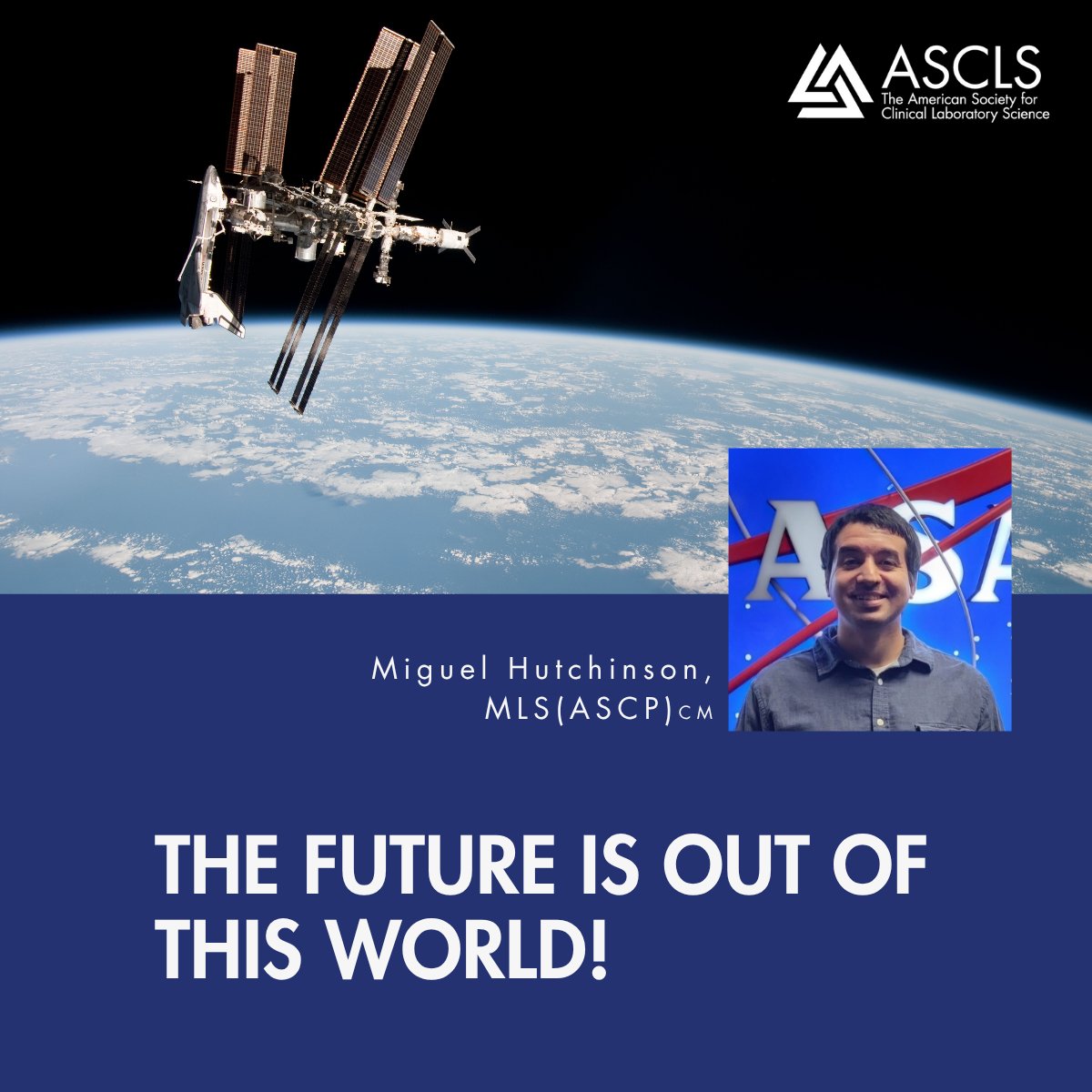 In ASCLS Today, Miguel Hutchinson writes about the future of #MedicalLaboratory science ... in space! There will come a time when some laboratories will see patients that have experienced the effects of microgravity by being in space.

ascls.org/the-future-is-…

#IamASCLS #Lab4Life