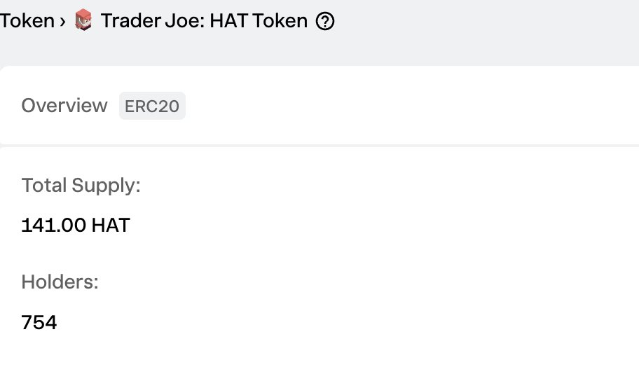 $HAT | Trader Joe Hat Club 🔺 tweet media