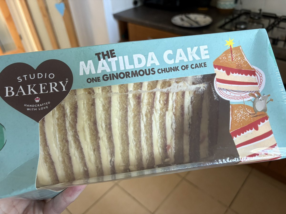 sotonDSN's tweet photo. We don’t even have a birthday to celebrate.. but wanted to try this! 😋 😂

#matildacake https://t.co/8l5VCf8l7F