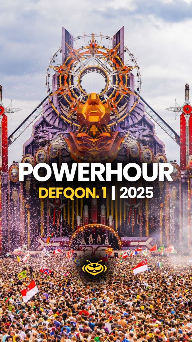 BEATOFICIAL's tweet photo. El Power Hour es el momento más intenso de Defqon.1: una hora de música sin pausa, locura colectiva y energía total.🔥
https://t.co/Us0hQS5UYB | 100.9 FM

#Defqon1 #PowerHour2025 #LeftRight #Hardstyle #Zany #BFront #DV8 #Qdance https://t.co/DydqulvbBp