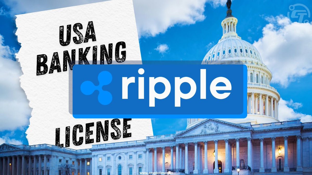 🚨JUST IN: @Ripple is seeking a 🇺🇸U.S. Banking license, per WSJ.