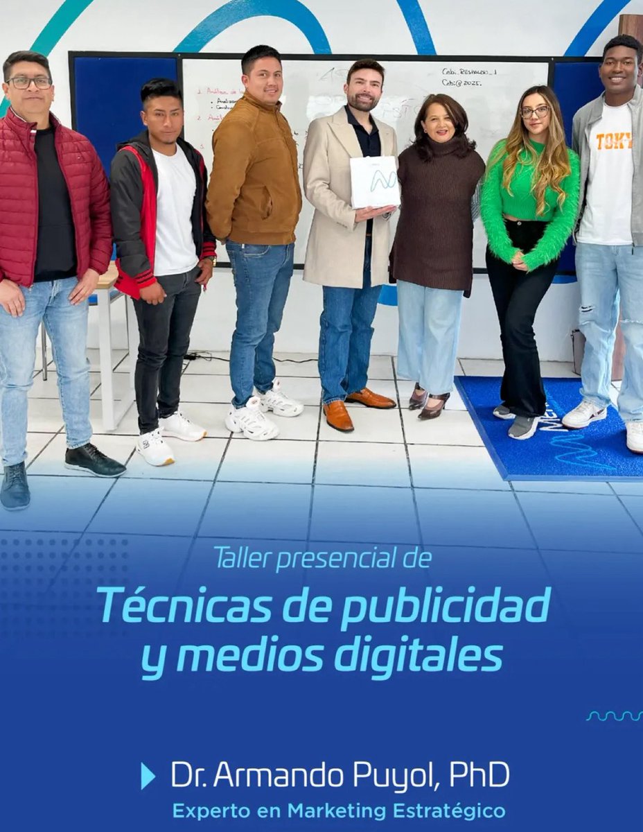 ardapu's tweet photo. Éxito total en el taller de Técnicas de Publicidad y Medios Digitales!

Capacité a estudiantes, emprendedores y pymes con herramientas prácticas para destacar en el mundo digital.
¡Gracias por la energía, participación e inspiración!

#PublicidadDigital #Marketing #Emprendedores https://t.co/lxXZqleOMg